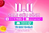 Lazada tung nhiều ưu đãi “khủng” dịp siêu sale 11.11