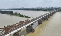 Diện mạo mới của cầu Long Biên sau hơn một tháng cấm xe sửa chữa