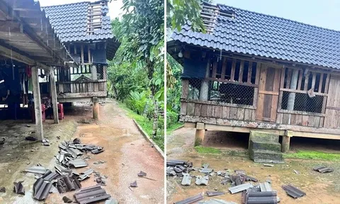 30 phút bị Lốc xoáy càn quyét, 116 nhà dân ở Quảng Ngãi hư hỏng