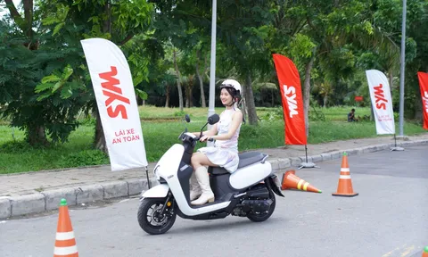 SYM Việt Nam ra măt xe mới dành cho phái đẹp Priti 50