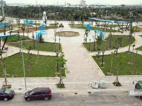 Cận cảnh dự án công viên 130 tỷ đồng ở cửa ngõ Tây Bắc Tp.Hải Phòng