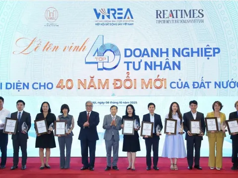 TTC được vinh danh trong top 40 doanh nghiệp tư nhân tiêu biểu đại diện 40 năm Đổi mới