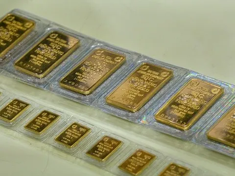 Sáng 2-3, giá vàng miếng SJC tăng mạnh, bạc thỏi xấp xỉ 100 triệu đồng/kg