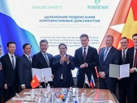 Thủ tướng Phạm Minh Chính làm việc với Công ty Zarubezhneft: Nga và Việt Nam tăng cường hợp tác dầu khí
