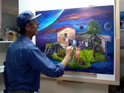 Bí ẩn dị nhân vẽ quê hương từ ký ức với độ chính xác đáng kinh ngạc
