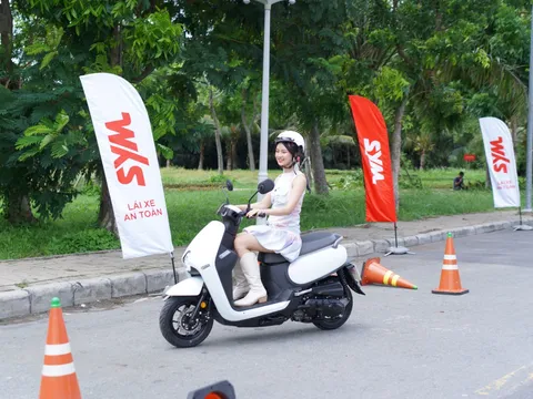 SYM Việt Nam ra măt xe mới dành cho phái đẹp Priti 50