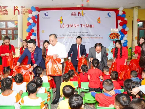 Generali Việt Nam và Quỹ BTTEVN khánh thành công trình lớp học, điểm trường Đồng Đờng, Đakrông, Quảng Trị