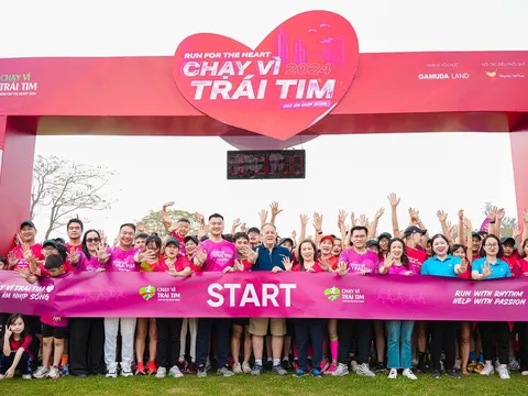 Chạy Vì Trái Tim 2024 đã gây quỹ được hơn 6 tỷ đồng cho trẻ em mắc bệnh tim bẩm sinh