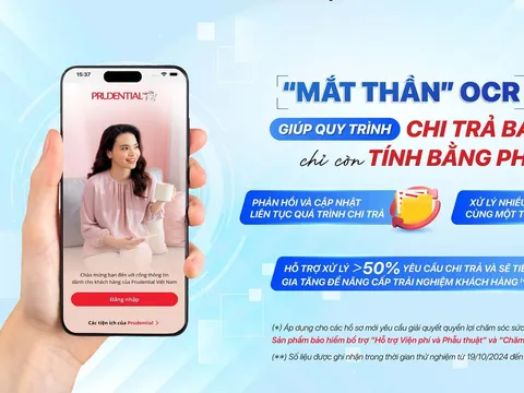 Prudential tự động hóa quy trình chi trả quyền lợi bảo hiểm với “mắt thần” OCR thế hệ mới