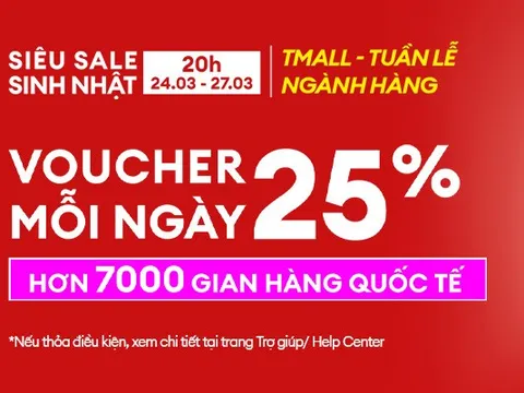 Lazada khởi động “Siêu Sale Sinh Nhật”: Bùng nổ deal hời, thỏa sức mua sắm toàn cầu