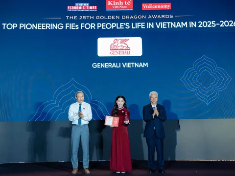 Generali Việt Nam được vinh danh tại Giải thưởng Rồng Vàng 2026